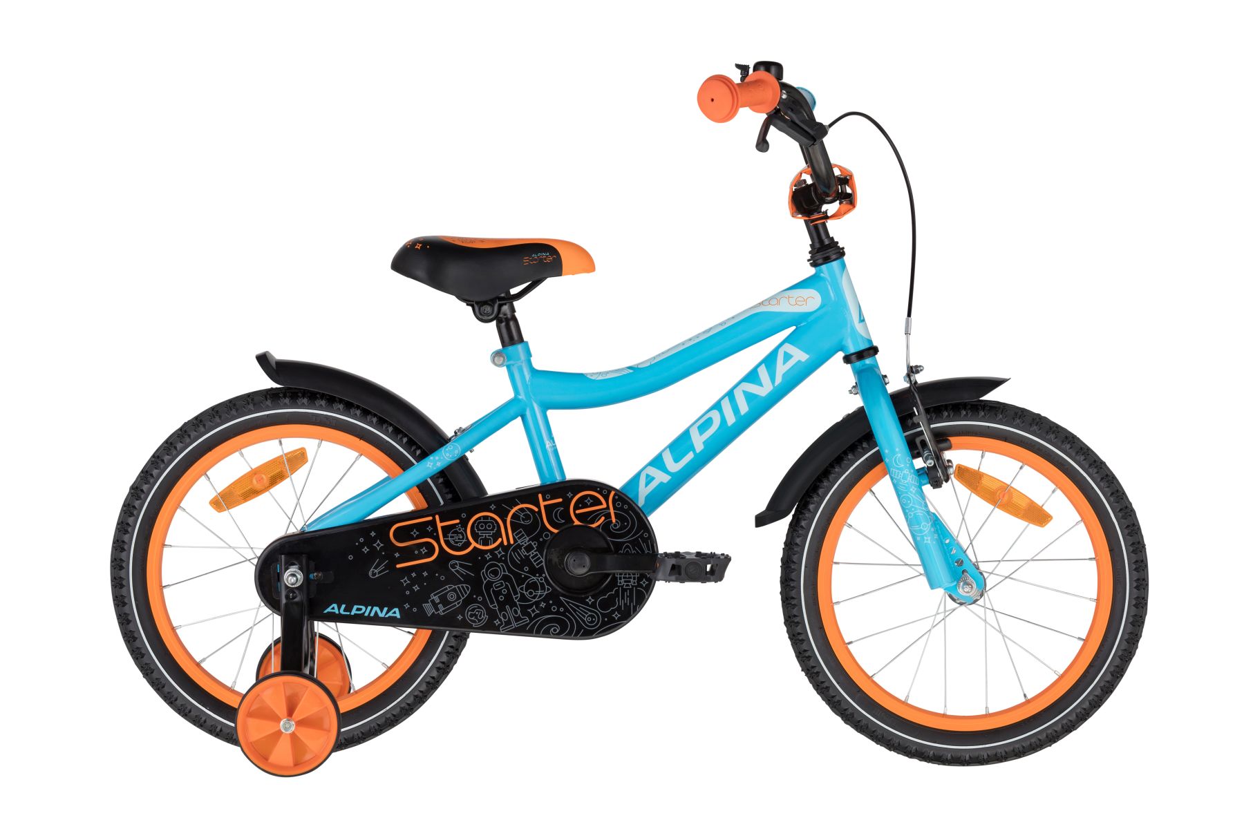 bicykel Alpina STARTER blue orange 16"  2021